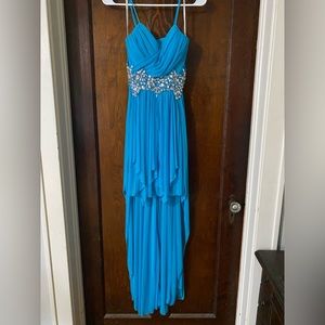 Size 1/2 high low prom dress